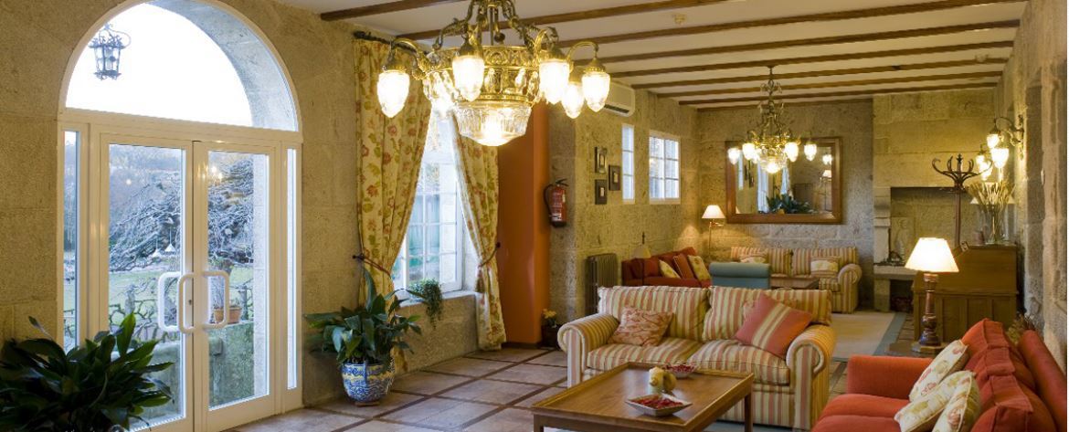 Termas De Cuntis - Hotel Castro Do Balneario Экстерьер фото