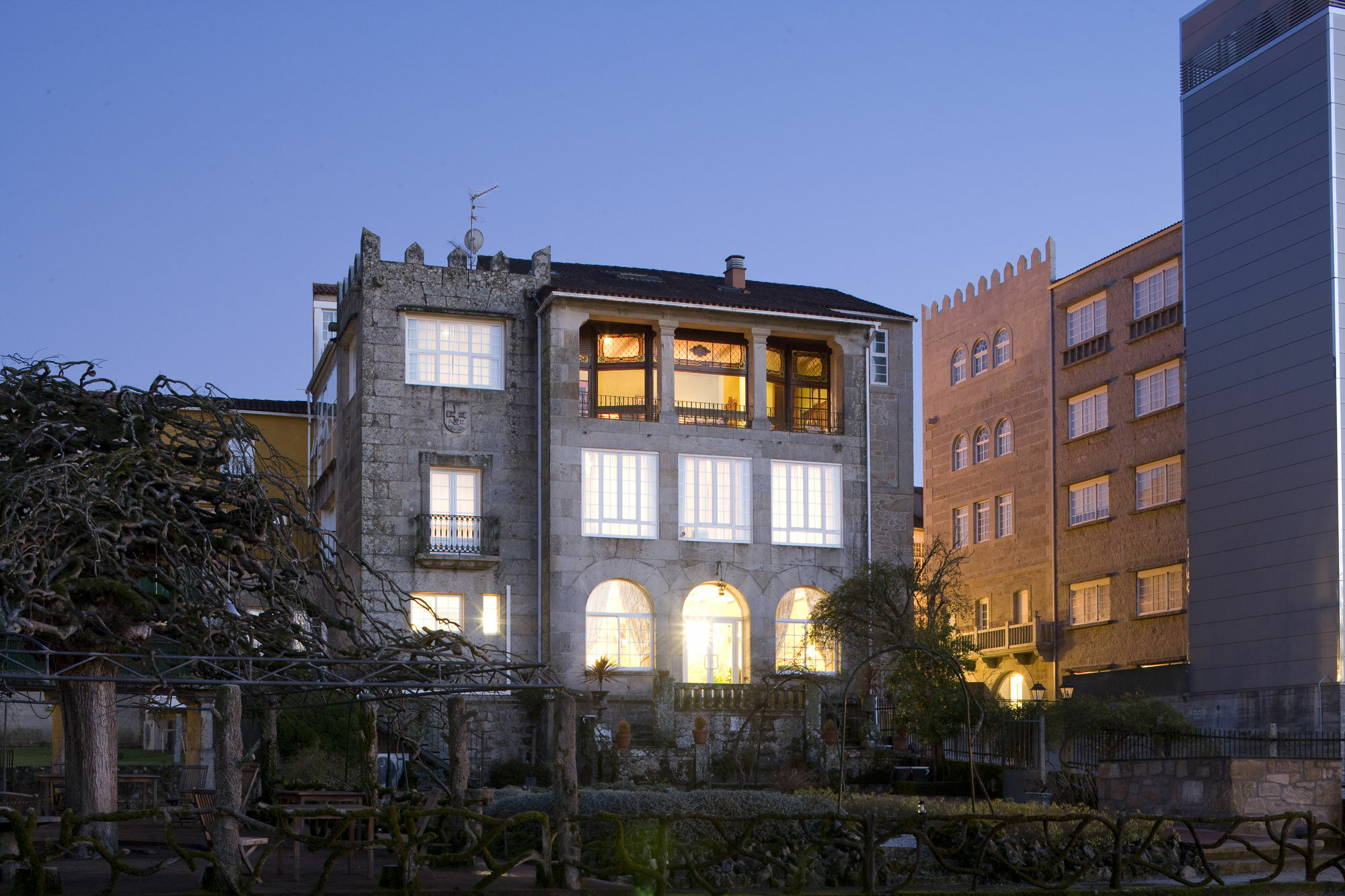 Termas De Cuntis - Hotel Castro Do Balneario Экстерьер фото